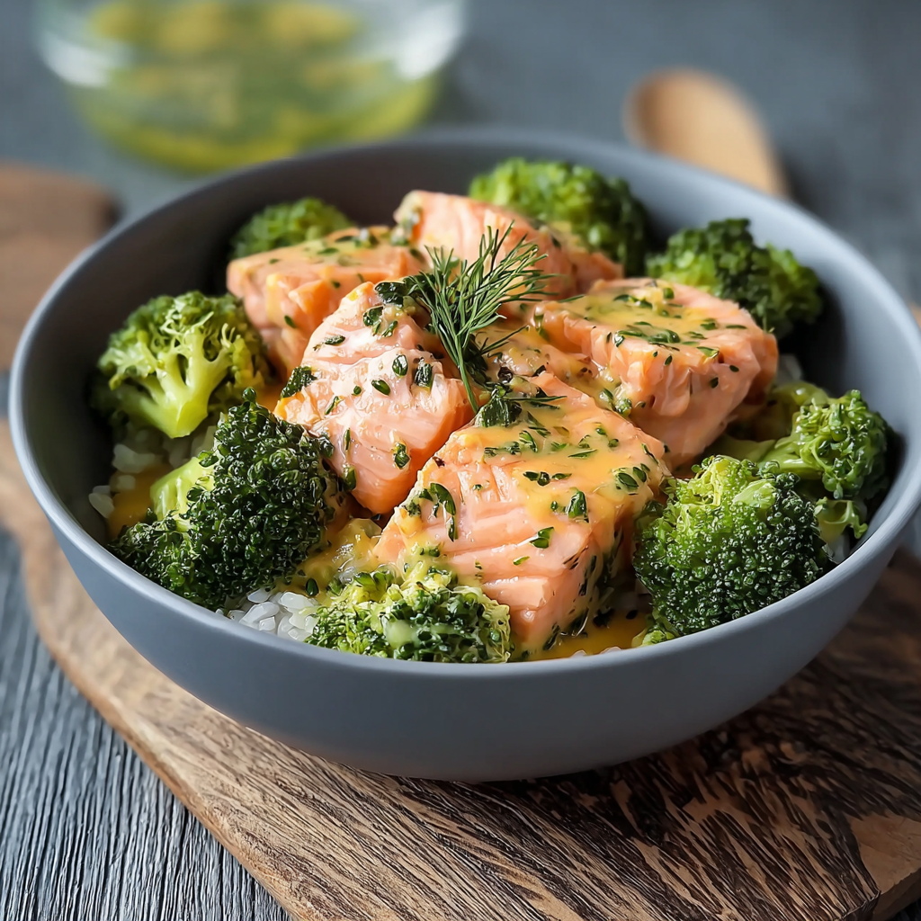 Salmon and Broccoli Bowl – Healthy, Quick, and Delicious Recipe