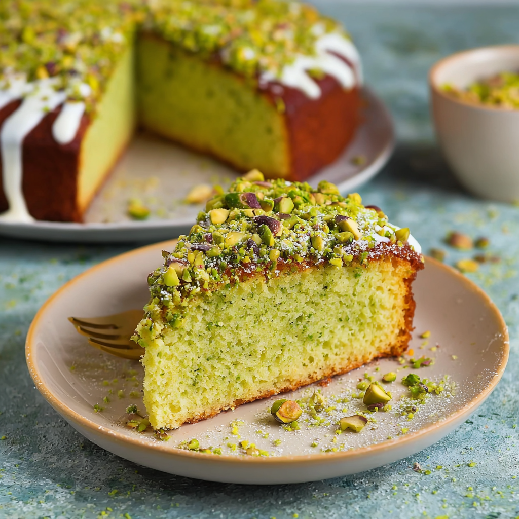 Pistachio Cake: Easy, Moist, and Elegant Recipe 🍰