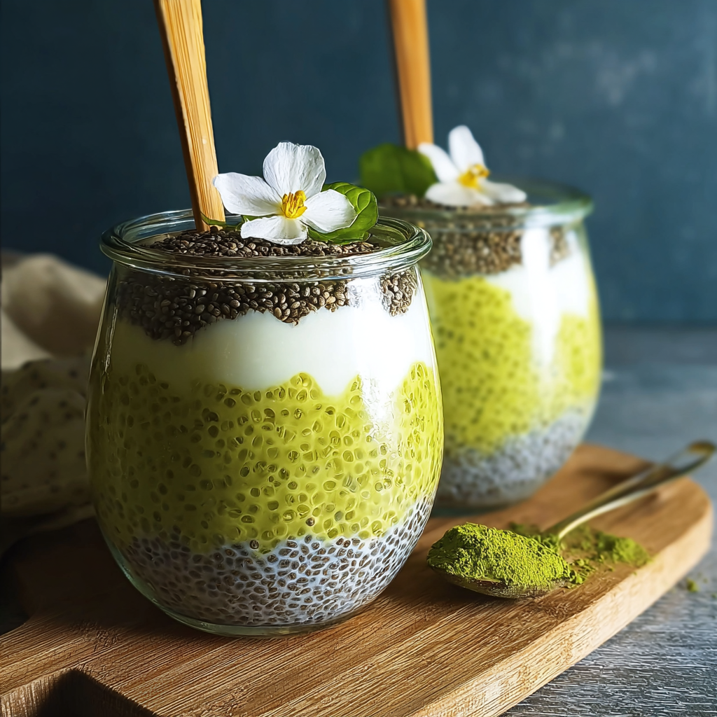 Matcha Chia Pudding
