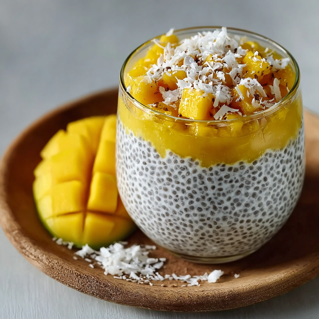 Mango & Coconut Chia Pudding: A Healthy Tropical Dessert