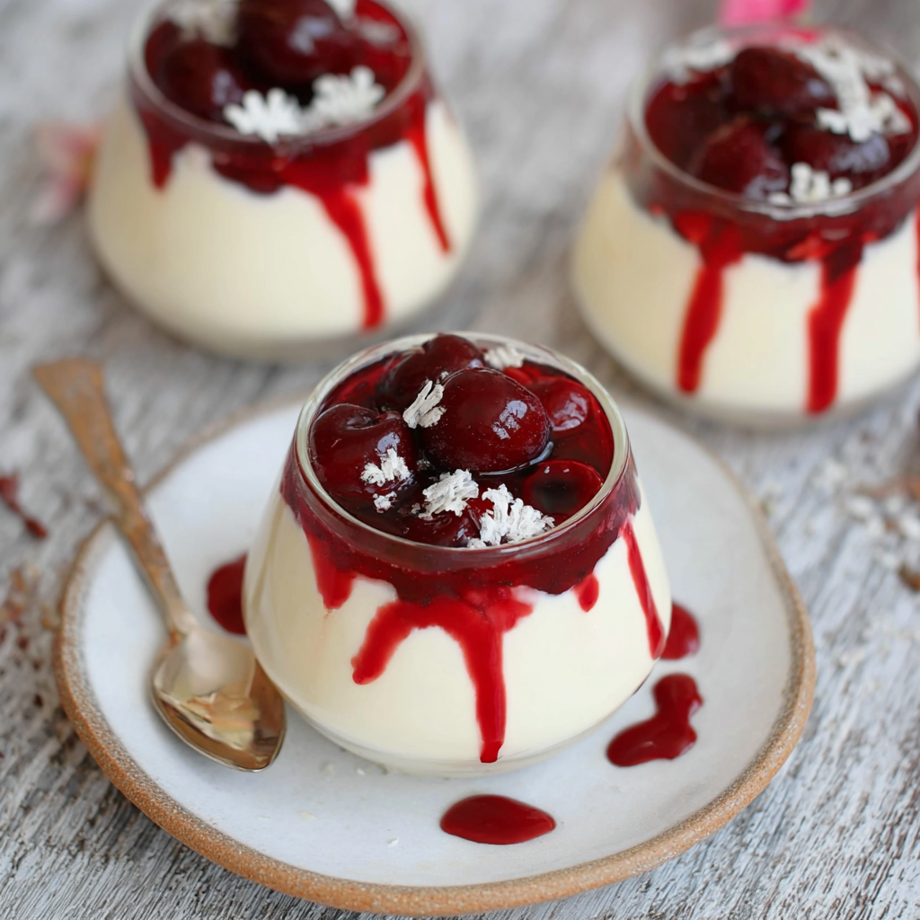 White Chocolate & Cherry Mousse — Light & Indulgent Dessert