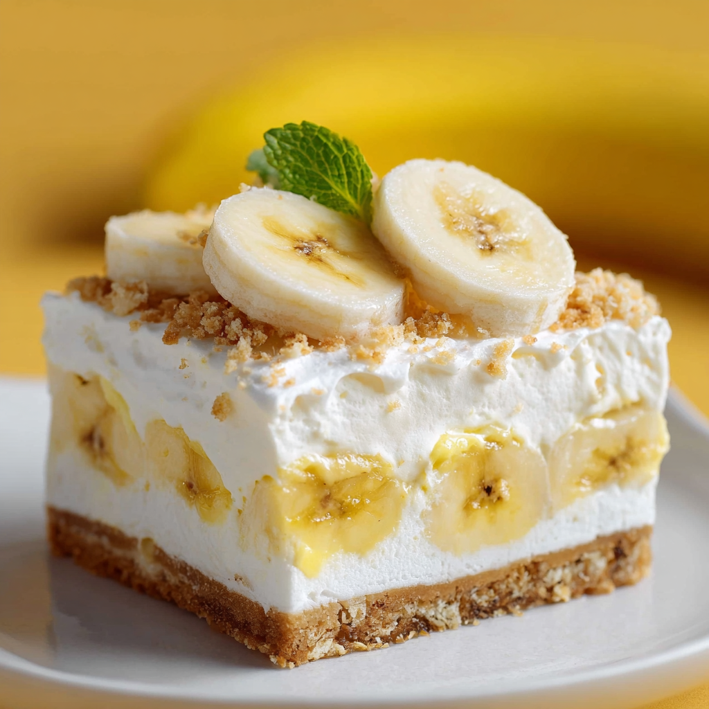 Creamy Banana Bars