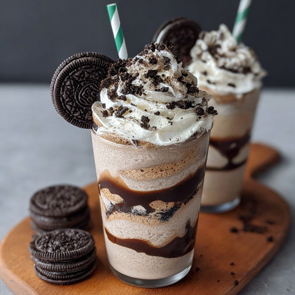 Frappuccino Cookies & Cream (Creamy, Ice-Cold Coffee Treat in Dessert Form)