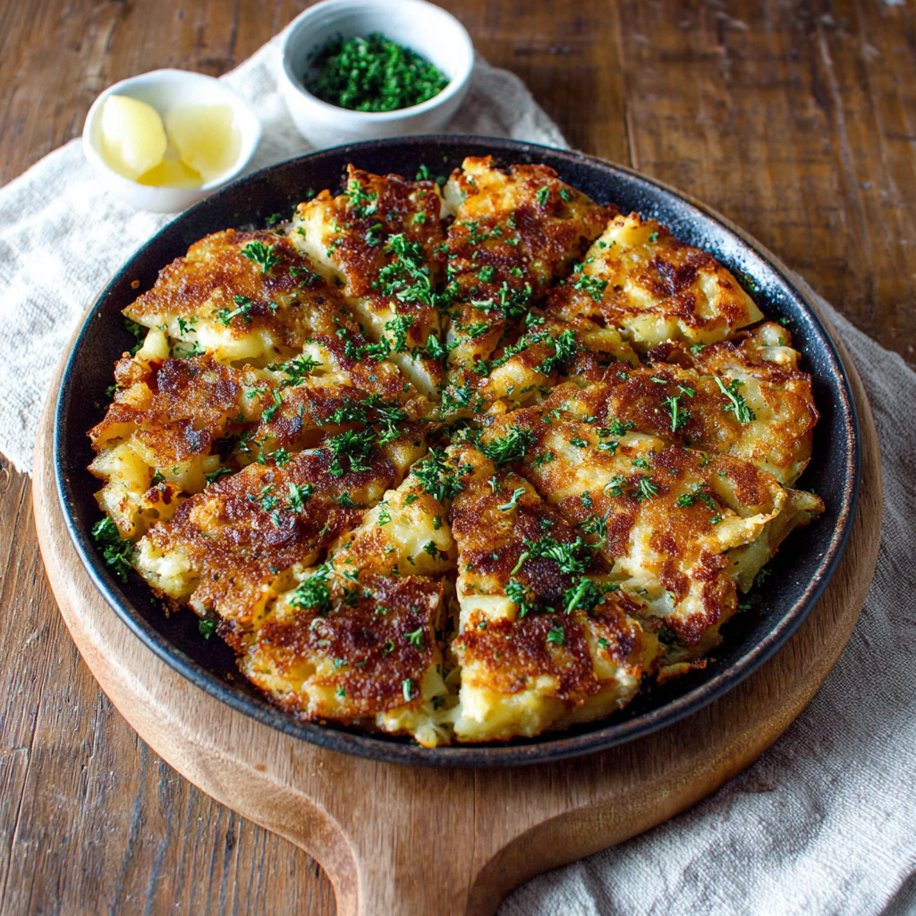 Frika (Slovenian Potato & Cheese Hash – Crispy & Cheesy!)