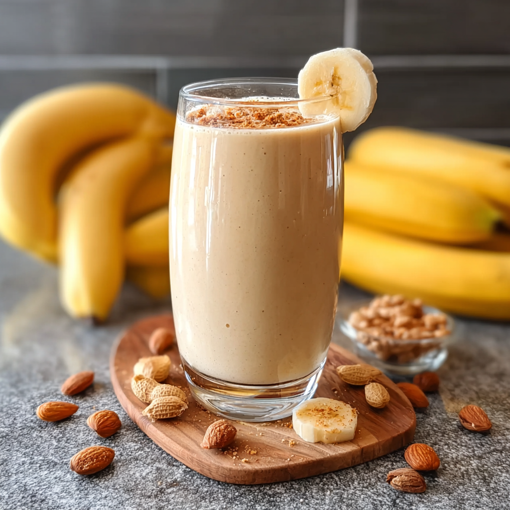 Peanut Butter & Banana Smoothie 🥜🍌 (The Express Delight)