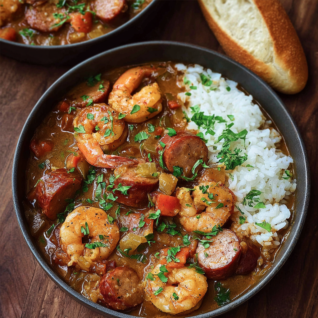 Cajun Shrimp and Sausage Stew (Spicy, Smoky & Comforting One-Pot Meal)