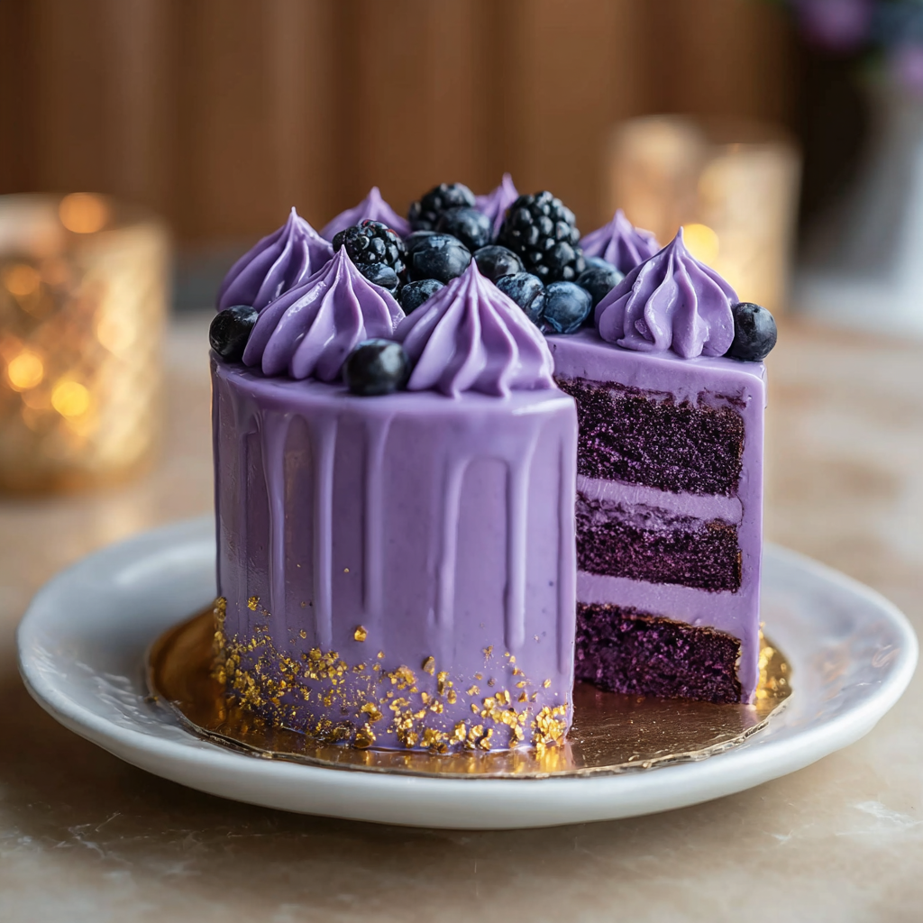 Purple Velvet Cake 💜🍰