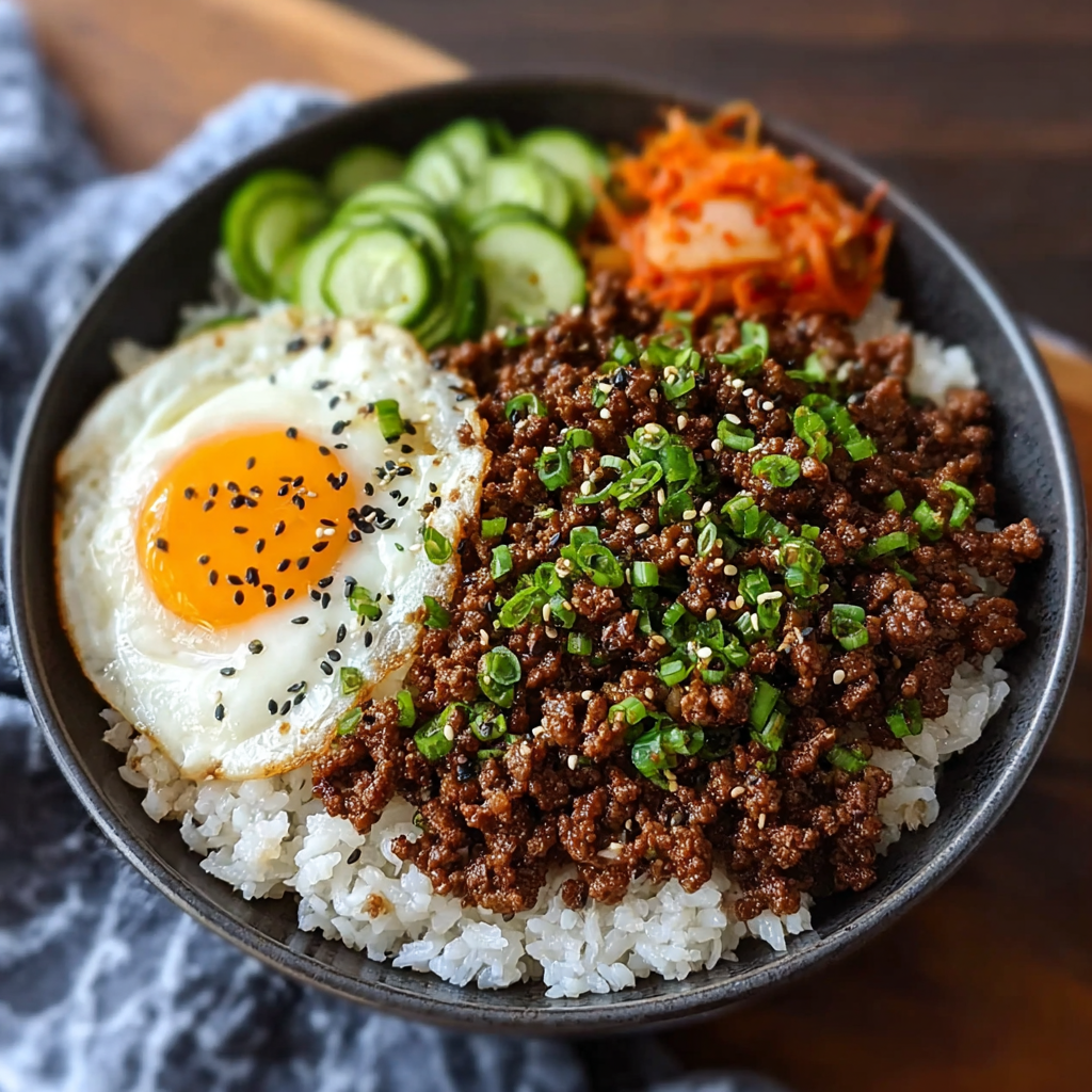 Korean Ground Beef Bowl (25-Minute Dinner) 🍚🔥