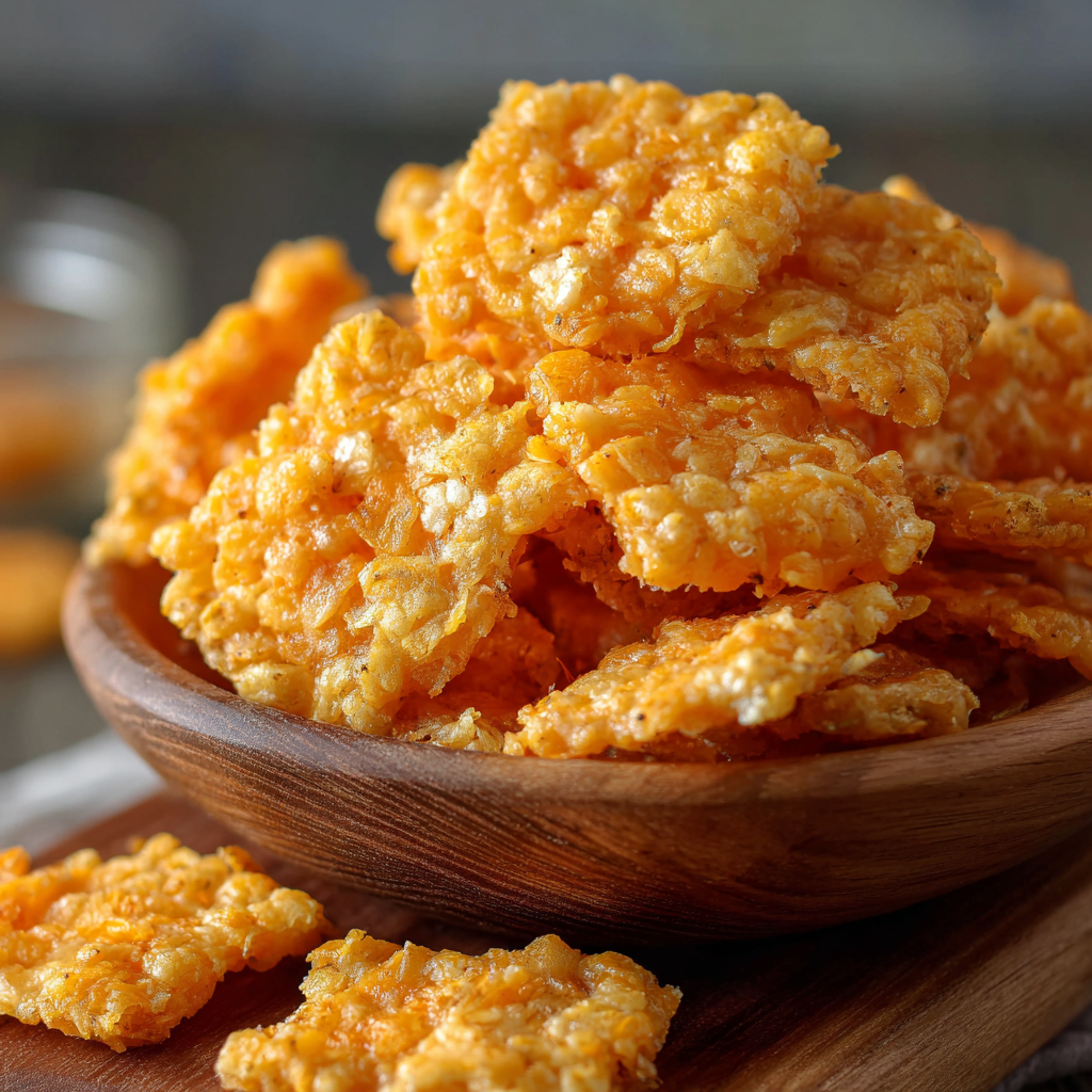 Rice Krispie Cheddar Crackers 🧀🍘