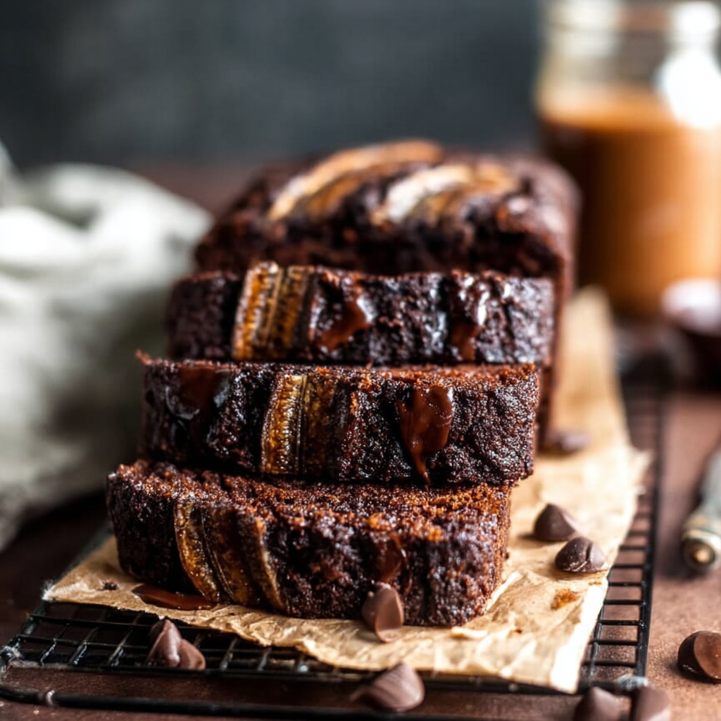 Chocolate Espresso Banana Bread (Ultra Moist & Rich!)