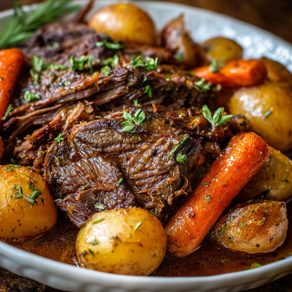 Crockpot Chuck Roast Recipe (10 Minute Prep!)