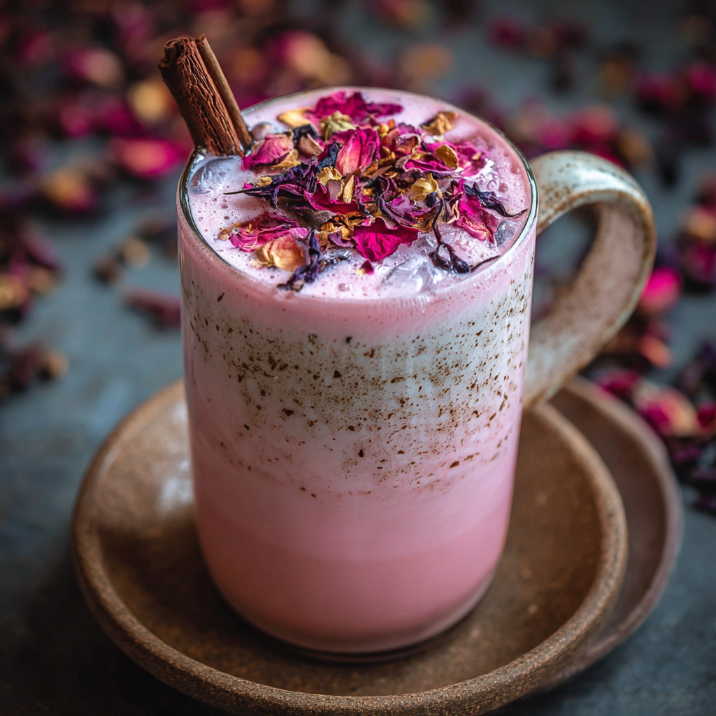 Kashmiri Pink Chai (Noon Chai) ☕🌸