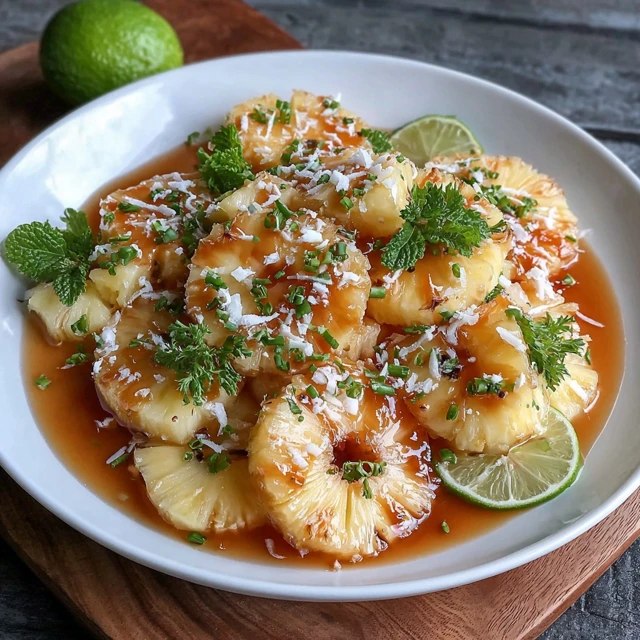 Pineapple Salad with Coconut Dressing (Creamy Tropical Fruit Salad, 15 Min)