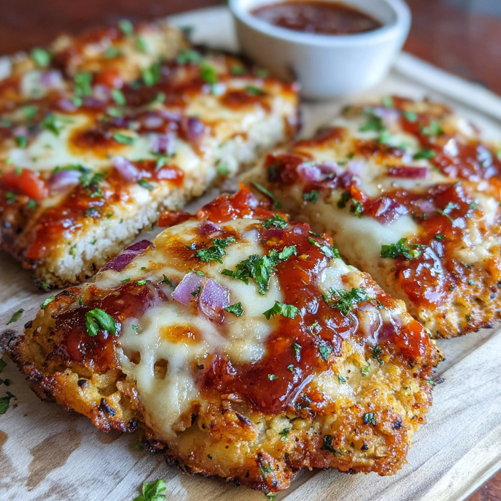 Chicken Crust Pizza (Low-Carb, High-Protein & Surprisingly Delicious): The Ultimate Keto-Friendly Pizza Alternative