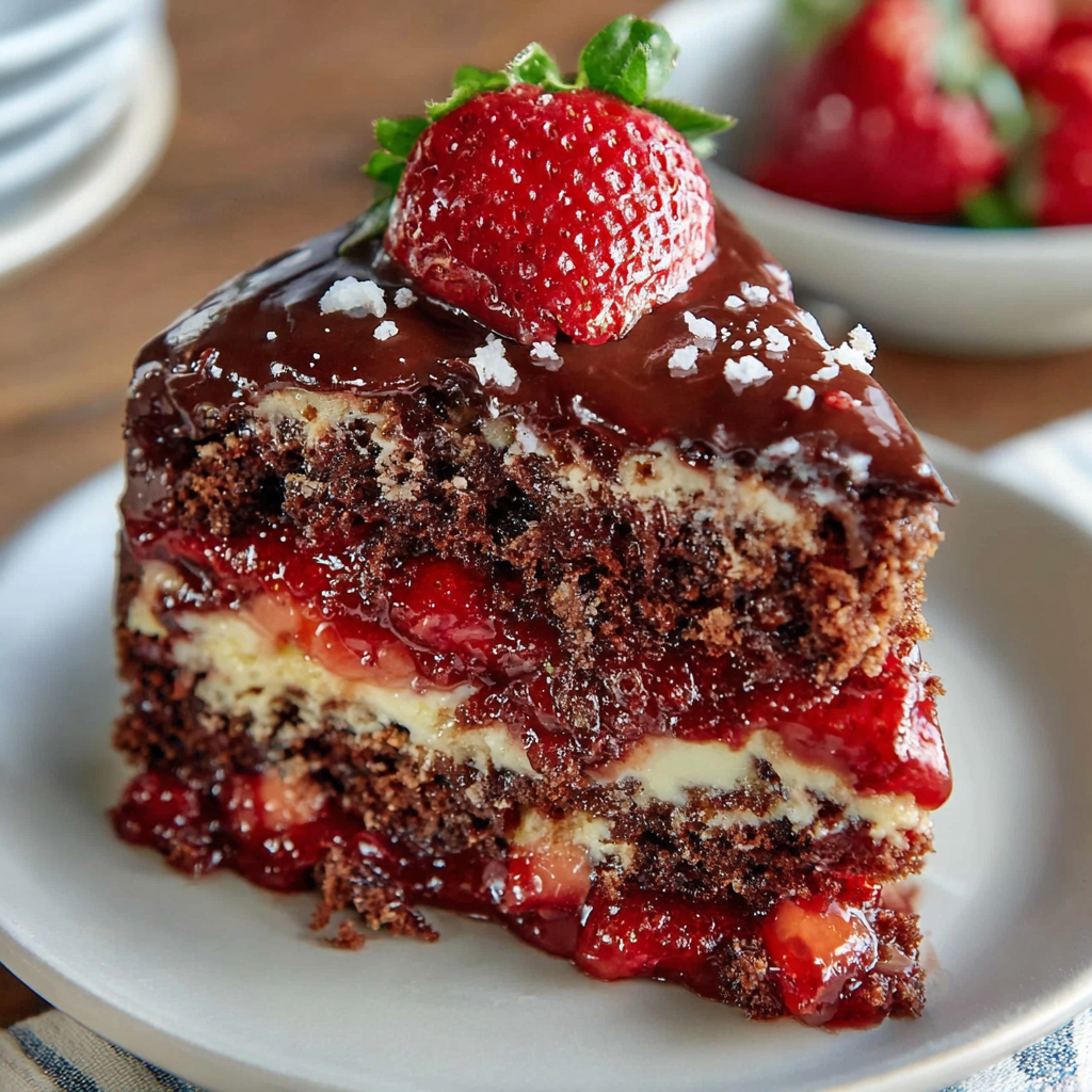 Strawberry Chocolate Cake Recipe: Rich, Moist & Irresistibly Fruity Chocolate Dessert
